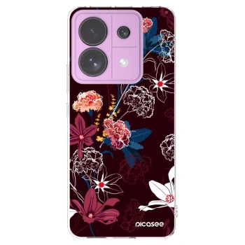 Picasee silikonski prozorni ovitek za Xiaomi Redmi Note 13 Pro 5G - Dark Meadow