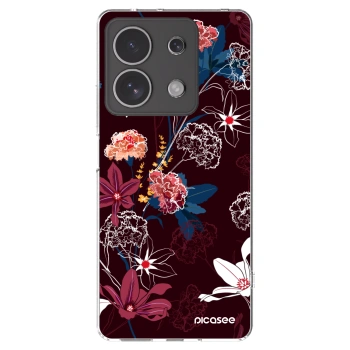 Picasee silikonski prozorni ovitek za Xiaomi Redmi Note 13 4G - Dark Meadow