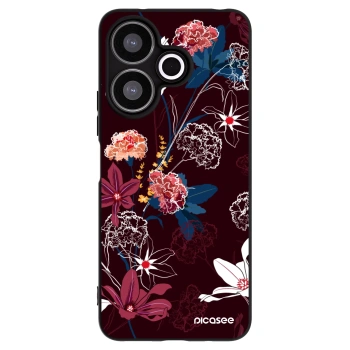 Picasee silikonski črni ovitek za Xiaomi Redmi 13 4G - Dark Meadow