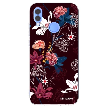 Picasee silikonski prozorni ovitek za Huawei P Smart 2019 - Dark Meadow