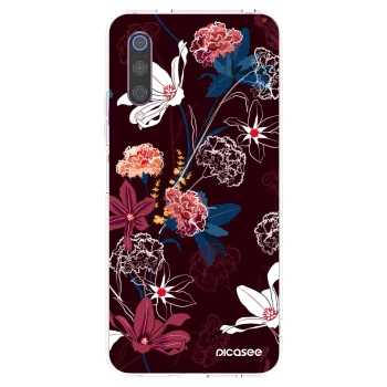 Picasee silikonski prozorni ovitek za Xiaomi Mi 9 - Dark Meadow