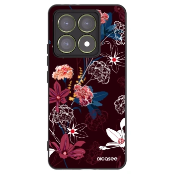 Picasee silikonski črni ovitek za Xiaomi 14T - Dark Meadow