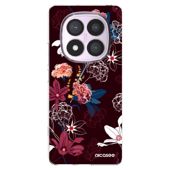 Picasee silikonski prozorni ovitek za Xiaomi Redmi Note 14 Pro 5G - Dark Meadow