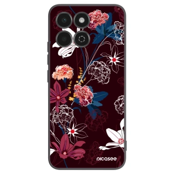 Picasee silikonski črni ovitek za Honor 200 Smart 5G - Dark Meadow