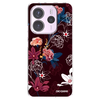 Picasee silikonski prozorni ovitek za Xiaomi Redmi Note 14 4G - Dark Meadow