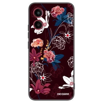 Picasee silikonski črni ovitek za Motorola Moto G05 - Dark Meadow