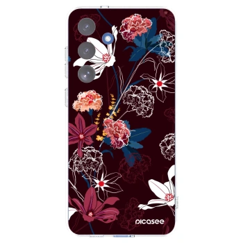 Picasee silikonski prozorni ovitek za Samsung Galaxy S25 FE 5G - Dark Meadow