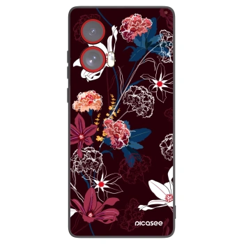 Picasee silikonski črni ovitek za Motorola Edge 50 Fusion - Dark Meadow