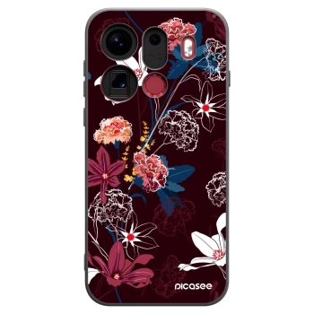 Picasee silikonski črni ovitek za OPPO Find X9 Pro - Dark Meadow