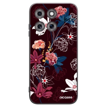 Picasee silikonski črni ovitek za Motorola Moto G77 - Dark Meadow