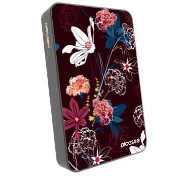Picasee Prenosna baterija z MagSafe 10 000 mAh Siva - Dark Meadow