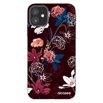 Picasee silikonski prozorni ovitek za Apple iPhone 11 - Dark Meadow