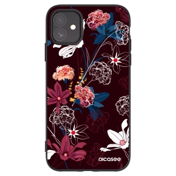Picasee silikonski črni ovitek za Apple iPhone 11 - Dark Meadow
