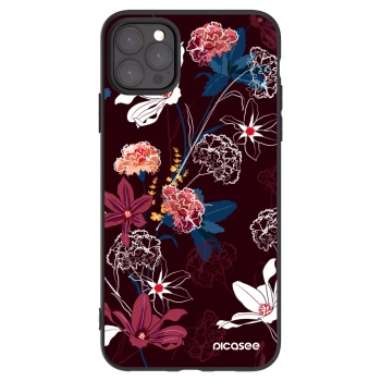 Picasee silikonski črni ovitek za Apple iPhone 11 Pro Max - Dark Meadow