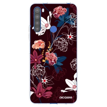Picasee silikonski prozorni ovitek za Xiaomi Redmi Note 8T - Dark Meadow