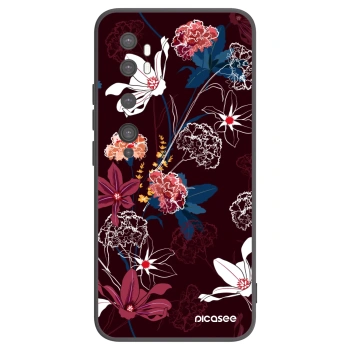 Picasee silikonski črni ovitek za Xiaomi Mi Note 10 (Pro) - Dark Meadow