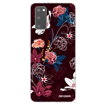 Picasee silikonski prozorni ovitek za Samsung Galaxy S20 G980F - Dark Meadow