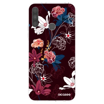 Picasee silikonski prozorni ovitek za Huawei P40 Lite E - Dark Meadow