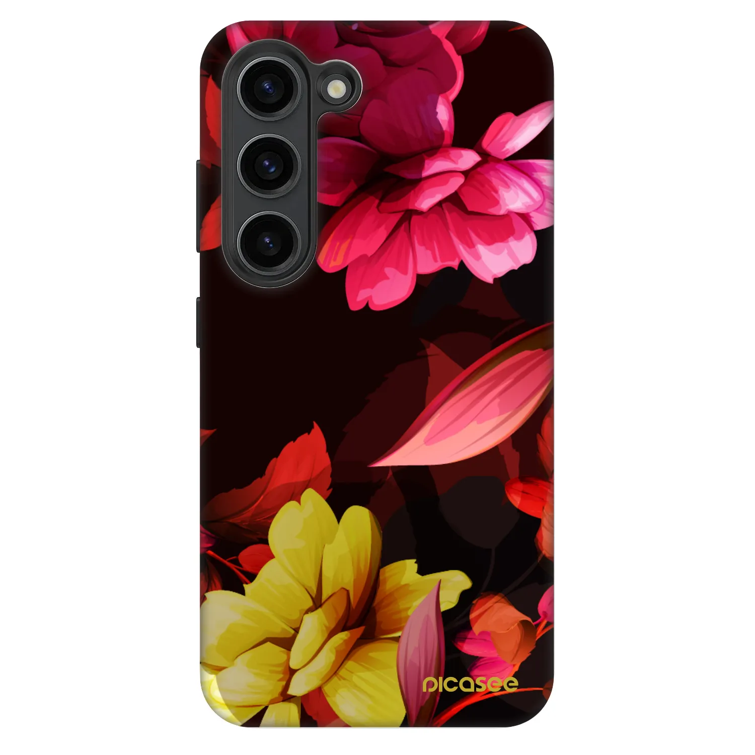 Picasee Fashion Case za Samsung Galaxy S23 5G - Dark Peonny