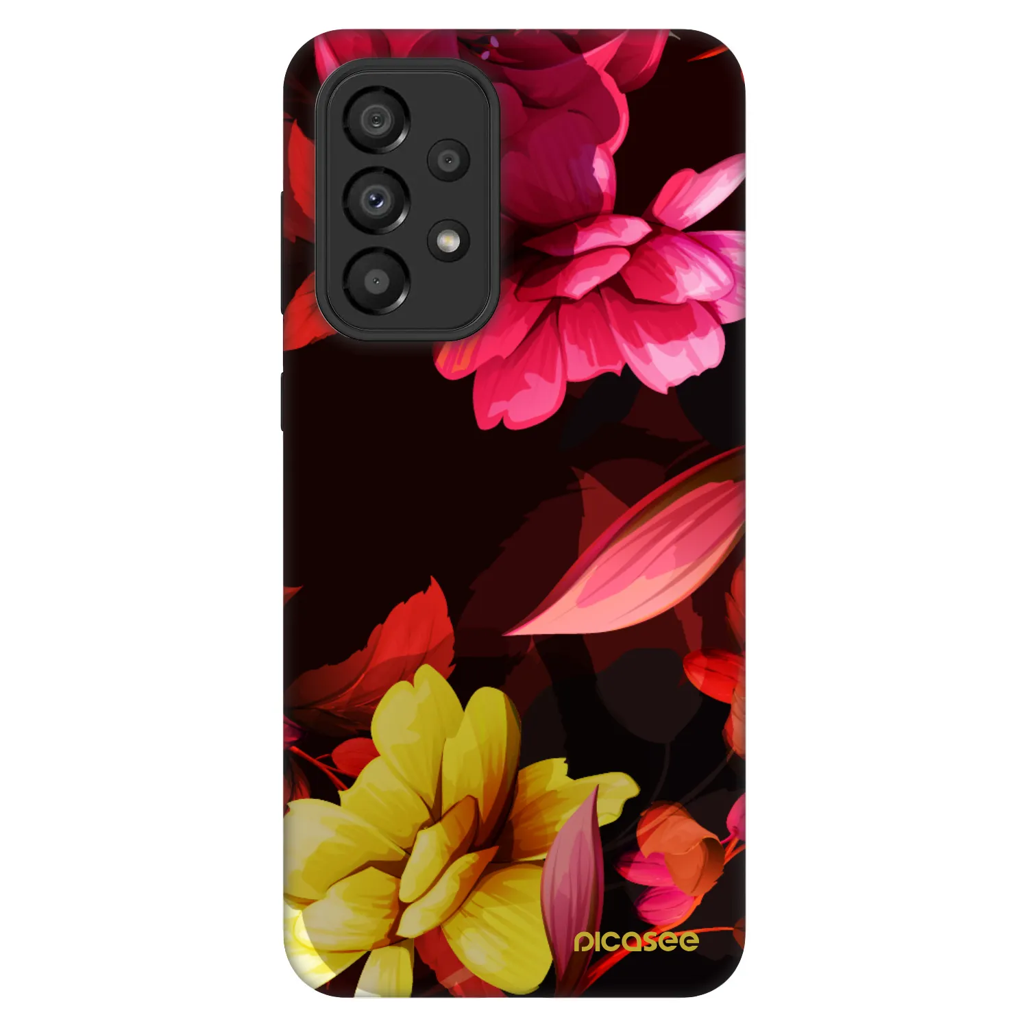 Picasee Fashion Case za Samsung Galaxy A33 5G A336 - Dark Peonny