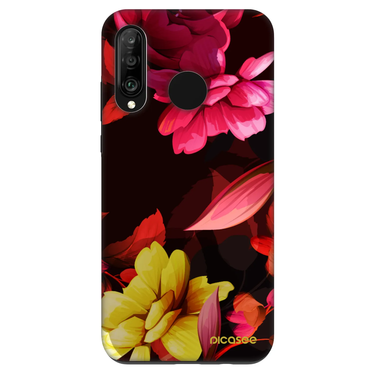 Picasee Fashion Case za Huawei P30 Lite - Dark Peonny