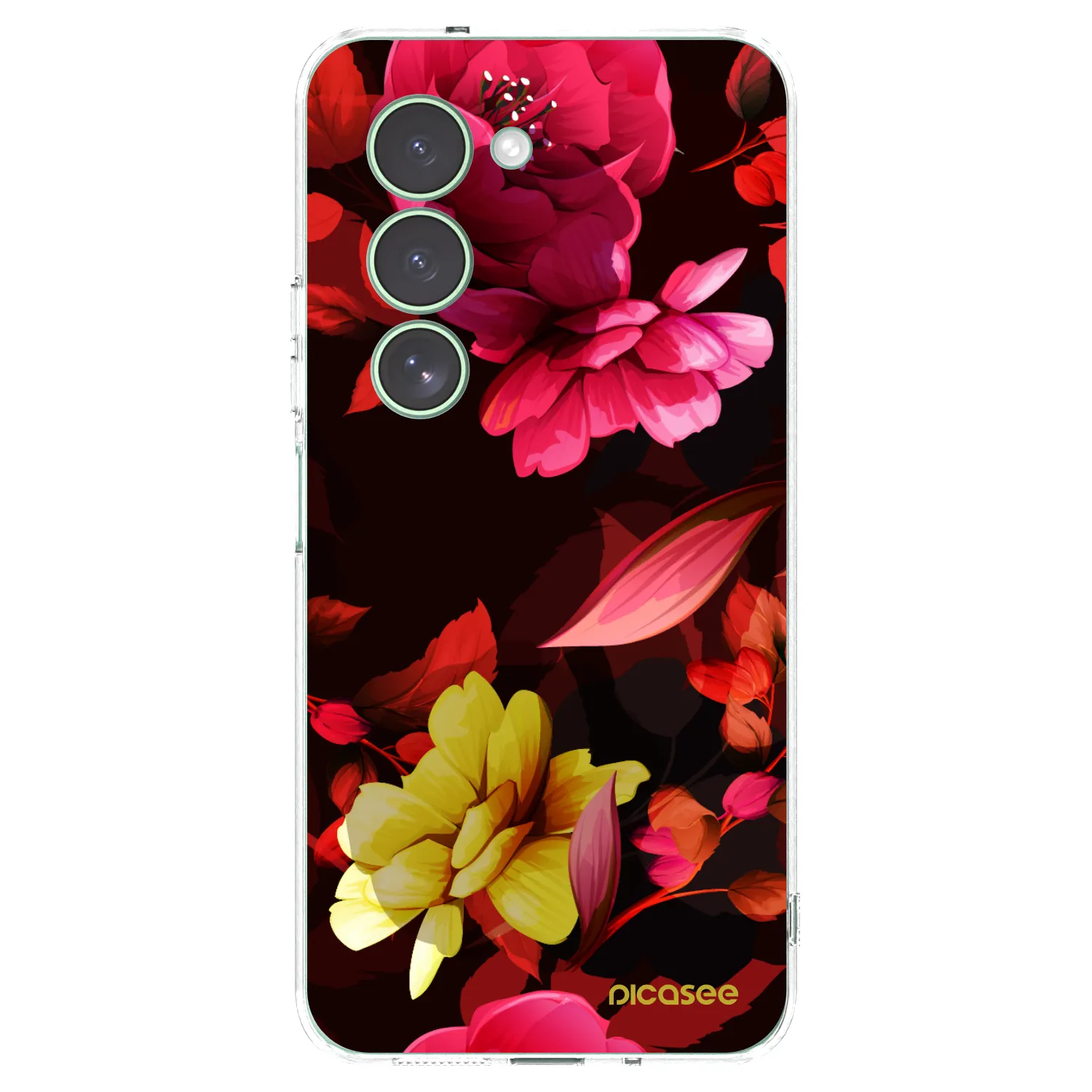 Picasee silikonski prozorni ovitek za Xiaomi Redmi 15 5G - Dark Peonny