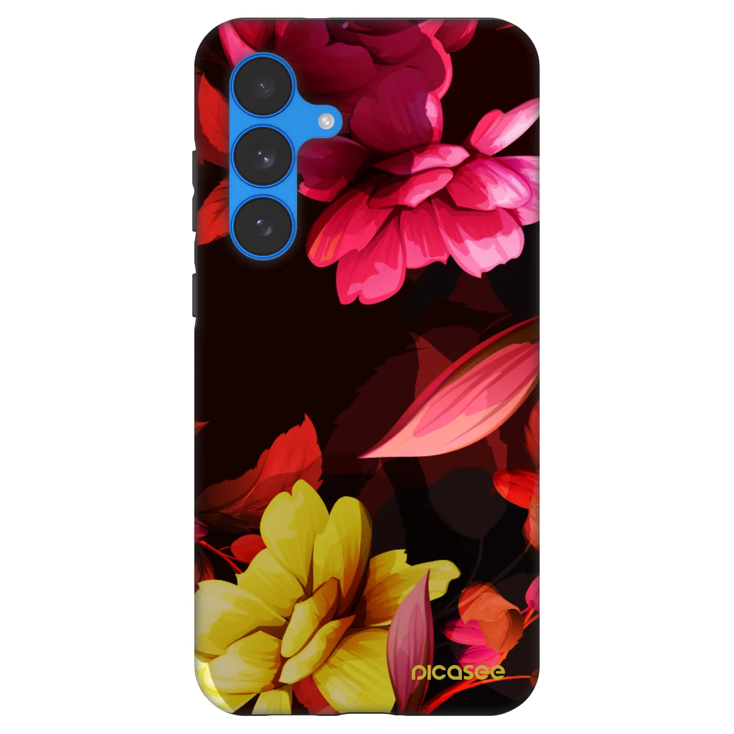 Picasee Fashion Case za Samsung Galaxy S25 FE 5G - Dark Peonny