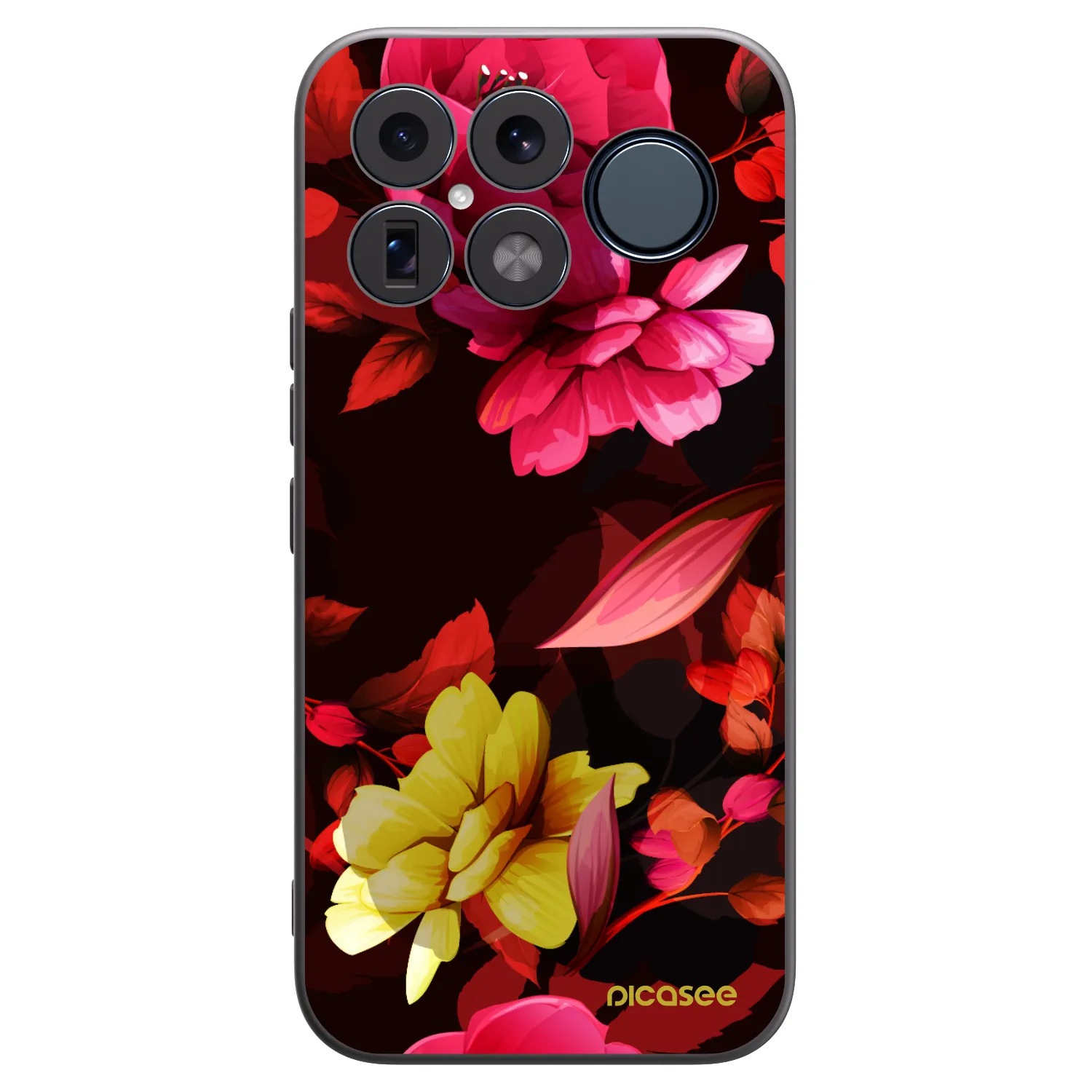 Picasee silikonski črni ovitek za Xiaomi Poco F8 Ultra - Dark Peonny