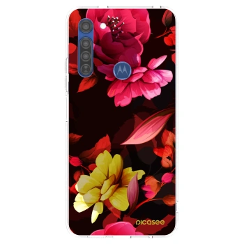 Ovitek za Motorola Moto G8 - Dark Peonny
