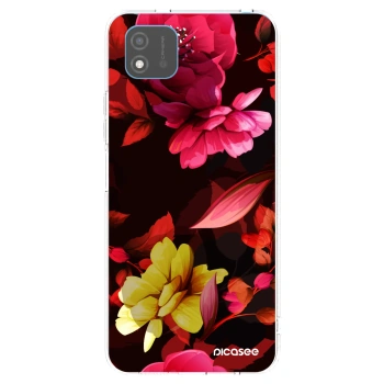 Picasee silikonski prozorni ovitek za Realme C11 (2021) - Dark Peonny