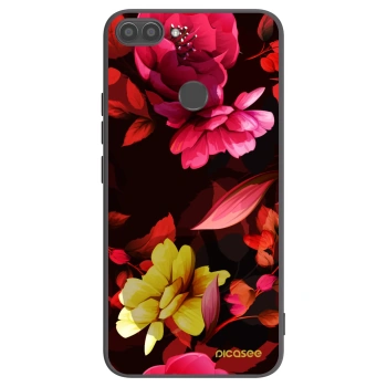 Ovitek za Huawei P Smart - Dark Peonny