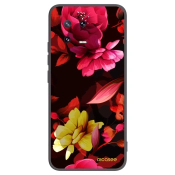 Picasee silikonski črni ovitek za Xiaomi 13 Pro - Dark Peonny
