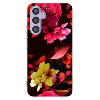 Picasee silikonski prozorni ovitek za Samsung Galaxy A54 5G A546B - Dark Peonny