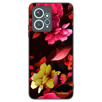 Picasee silikonski črni ovitek za Xiaomi Redmi Note 12 4G - Dark Peonny