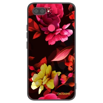 Ovitek za Xiaomi Mi 8 Lite - Dark Peonny