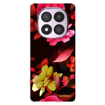 Picasee silikonski prozorni ovitek za Xiaomi Redmi Note 14 Pro 4G - Dark Peonny