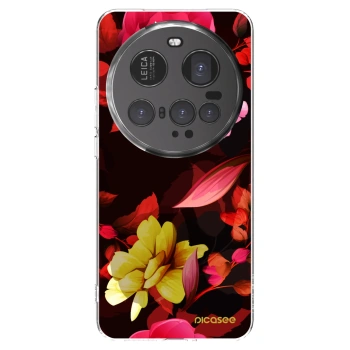 Picasee silikonski prozorni ovitek za Xiaomi 15 Ultra - Dark Peonny