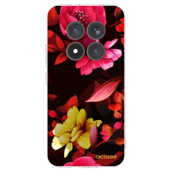Picasee silikonski prozorni ovitek za Xiaomi Redmi Note 15 Pro+ - Dark Peonny