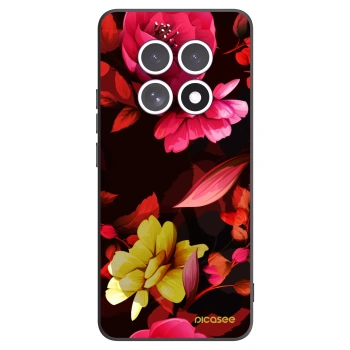 Picasee silikonski črni ovitek za Xiaomi Redmi Note 15 - Dark Peonny