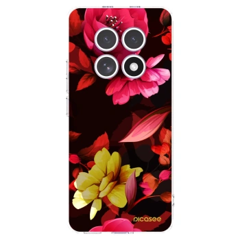 Picasee silikonski prozorni ovitek za Xiaomi Redmi Note 15 - Dark Peonny