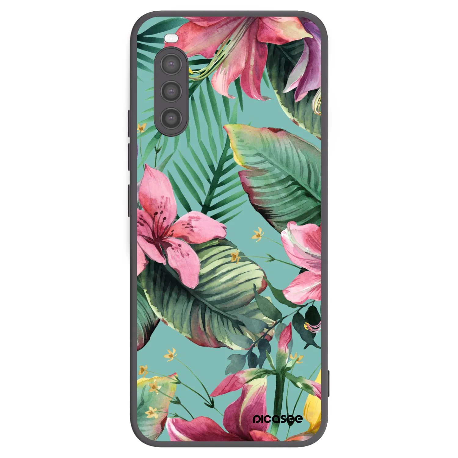 Picasee silikonski črni ovitek za Sony Xperia 10 II - Hawaii