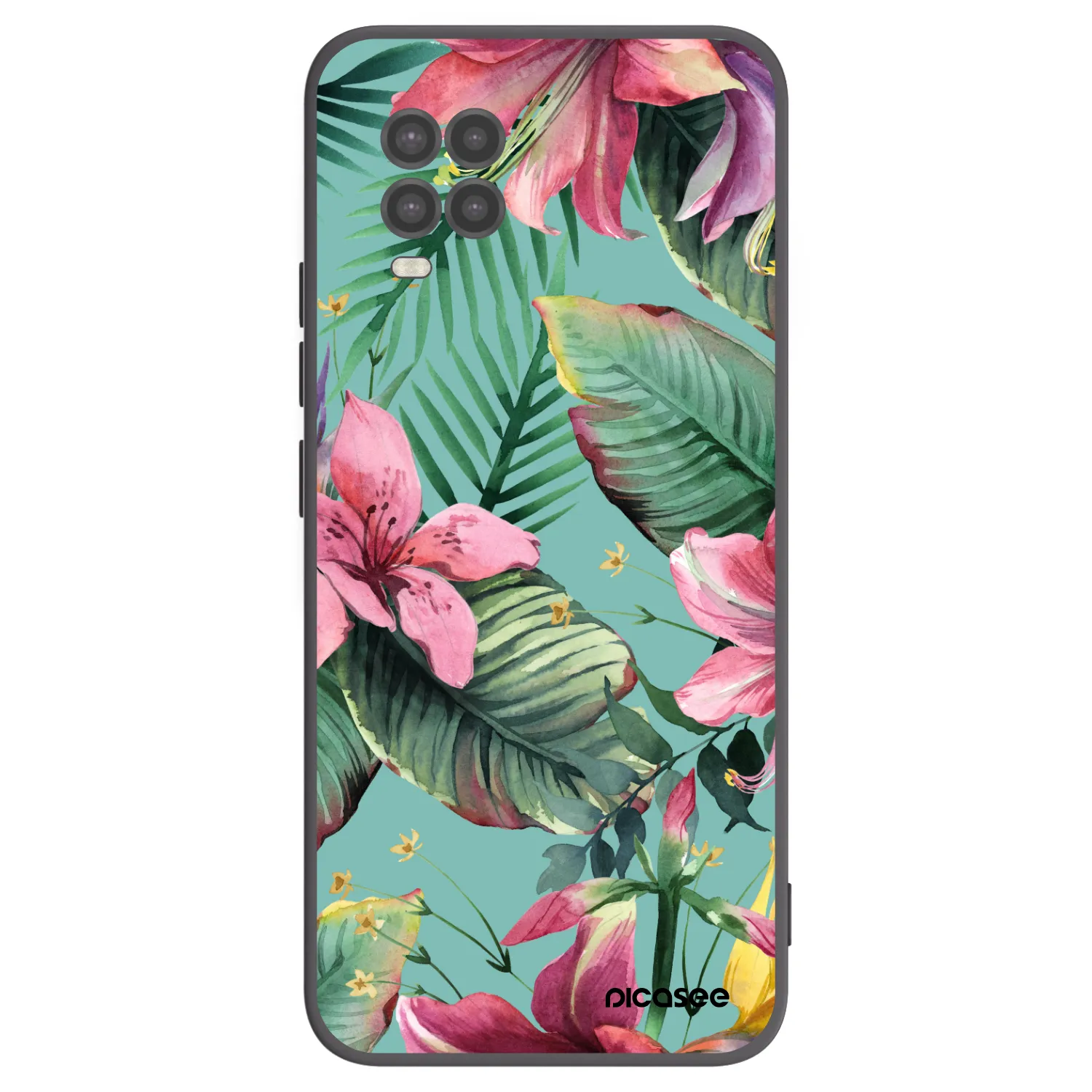 Picasee silikonski črni ovitek za Xiaomi Mi 10 Lite - Hawaii