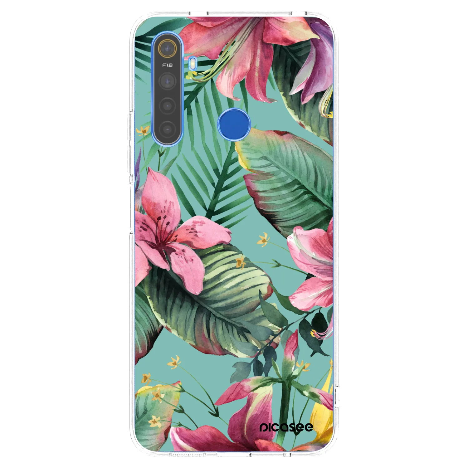 Picasee silikonski prozorni ovitek za Realme 5 - Hawaii