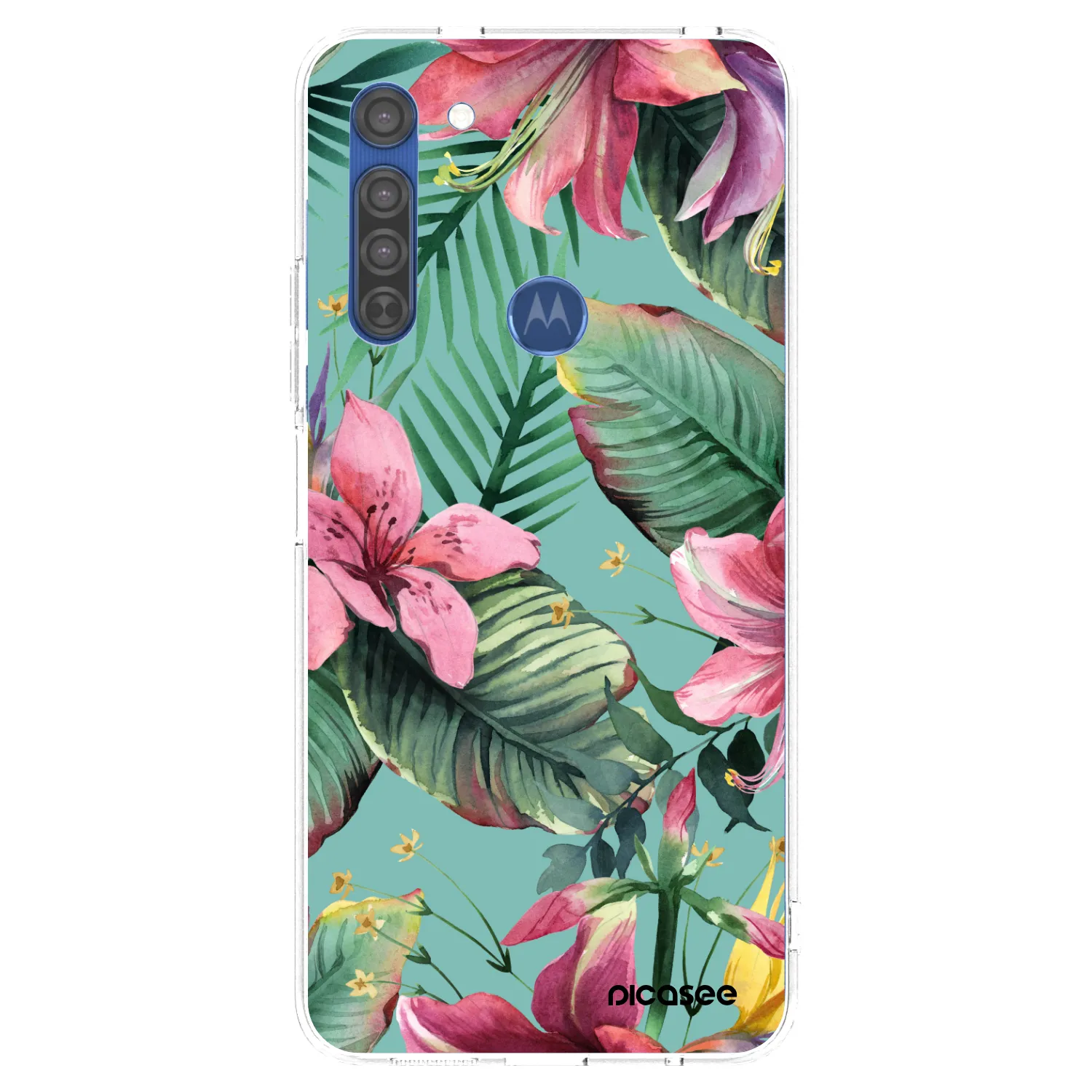 Picasee silikonski prozorni ovitek za Motorola Moto G8 - Hawaii