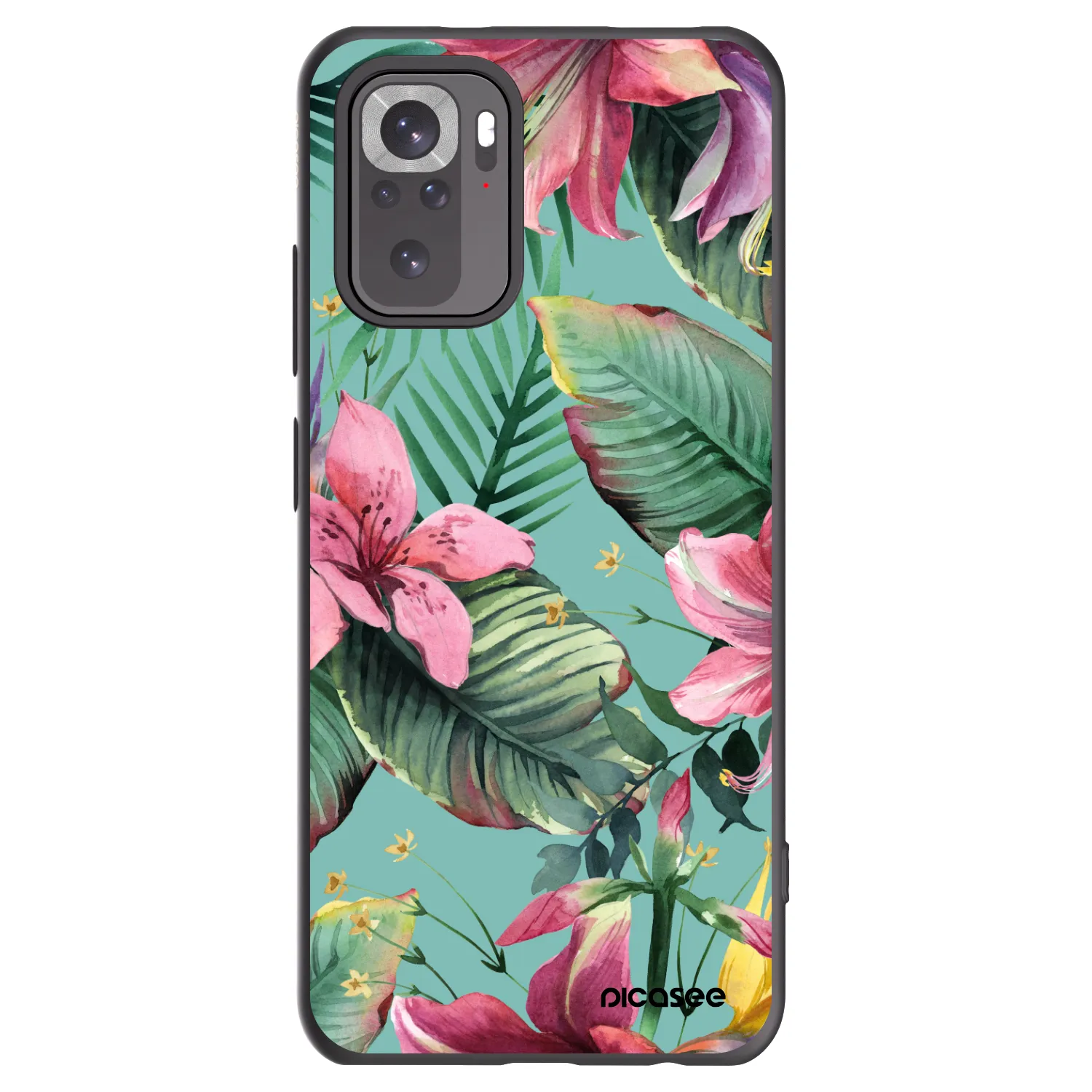 Picasee silikonski črni ovitek za Xiaomi Redmi Note 10S - Hawaii