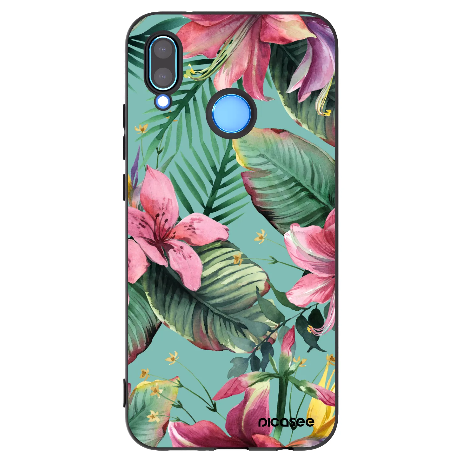 Picasee silikonski črni ovitek za Huawei P20 Lite - Hawaii