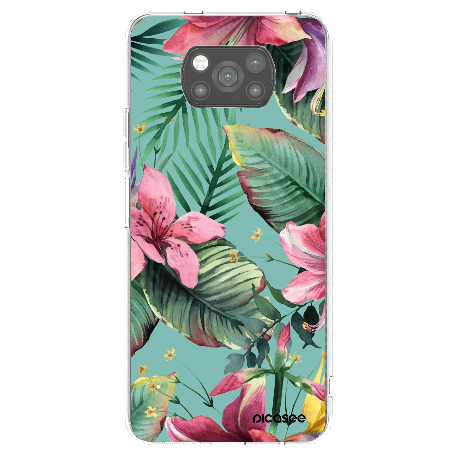 Picasee silikonski črni ovitek za Xiaomi Poco X3 Pro - Hawaii