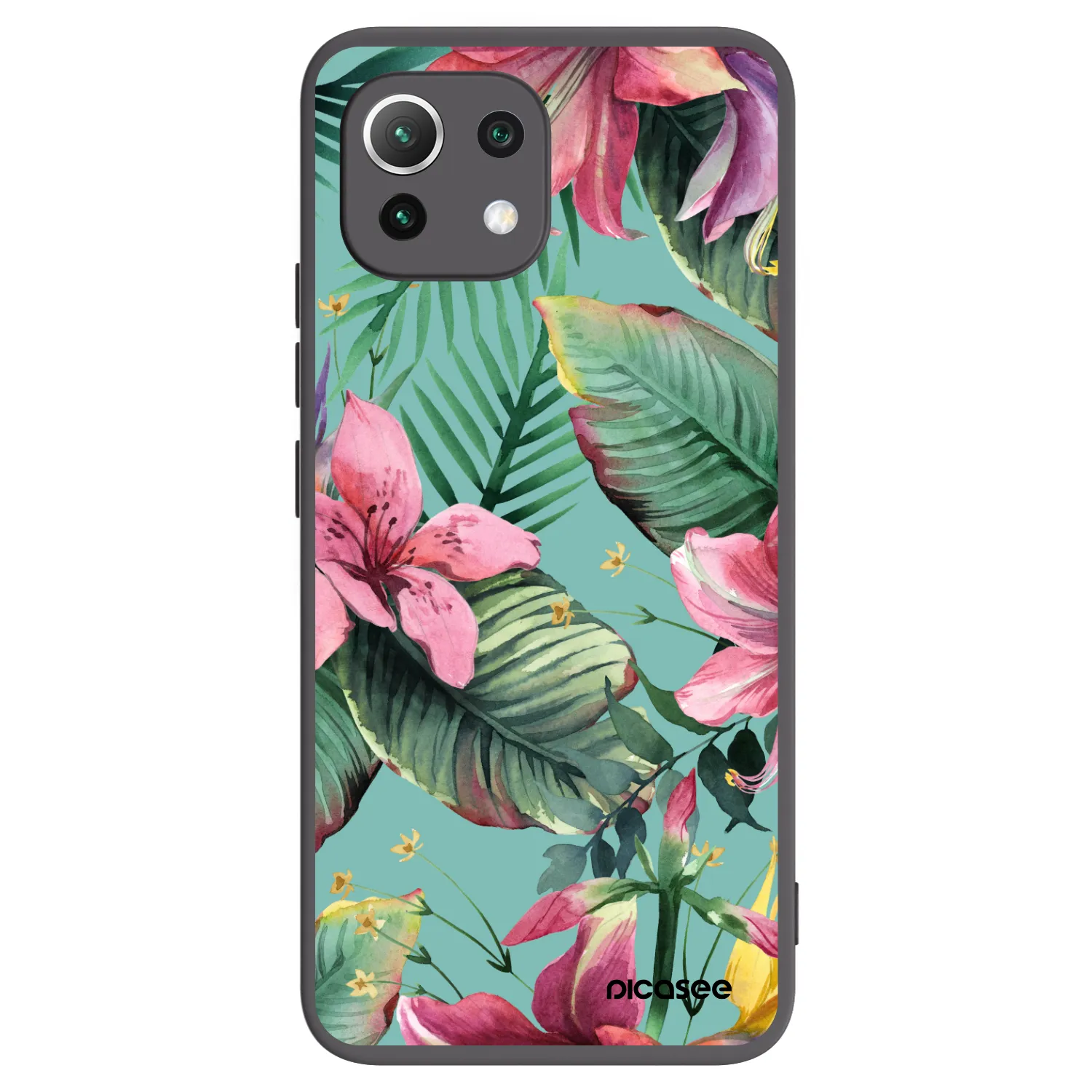 Picasee silikonski črni ovitek za Xiaomi Mi 11 Lite - Hawaii