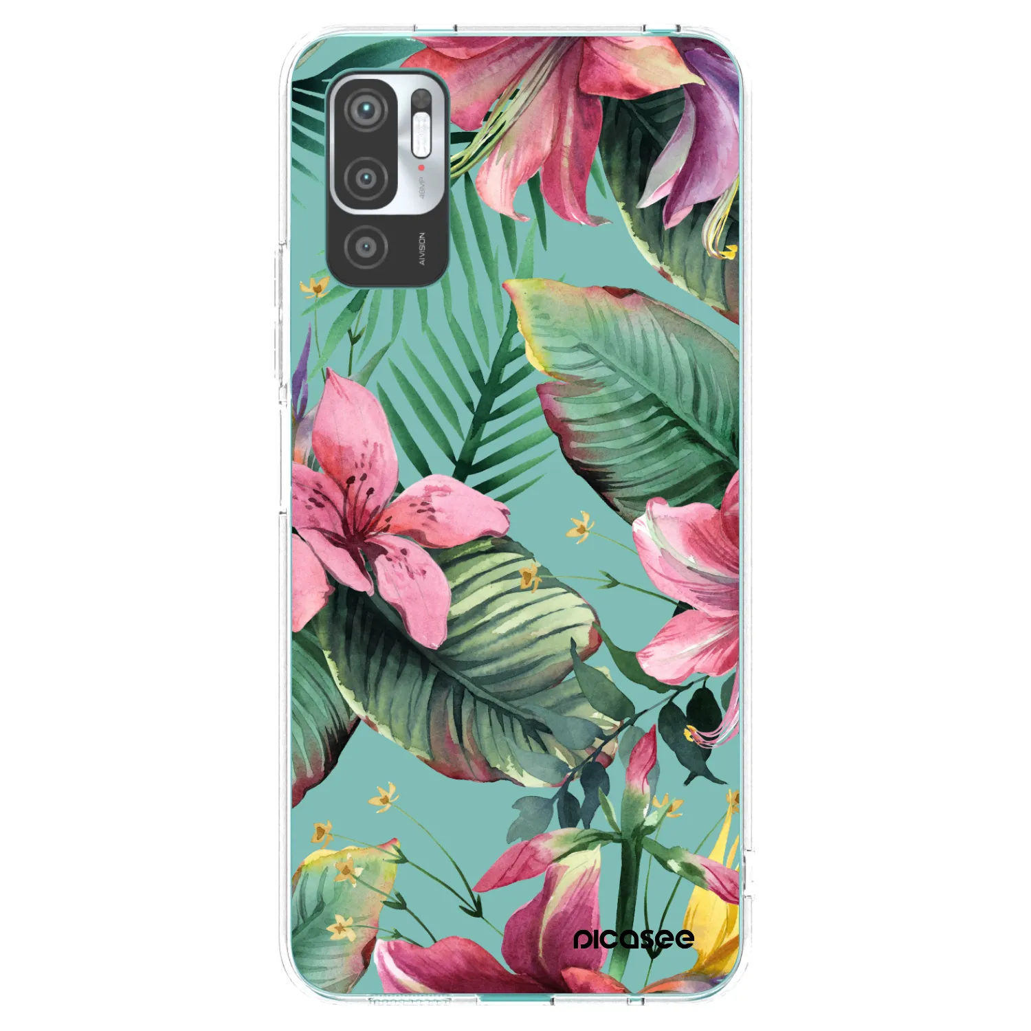 Picasee silikonski prozorni ovitek za Xiaomi Redmi Note 10 5G - Hawaii