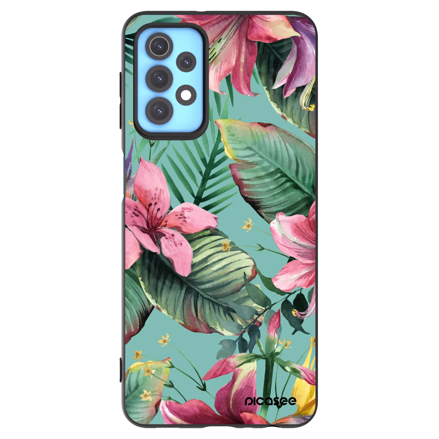 Picasee silikonski črni ovitek za Samsung Galaxy A32 4G SM-A325F - Hawaii